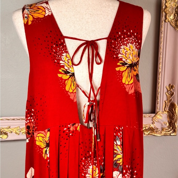 Free People Lovely Day Printed Tie Tunic - Picture 4 of 10